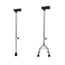  Four-legged elderly crutches Crutches chair One-legged elderly crutches Crutches Lightweight four-corner crutches Four legs and four claws