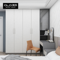 I happy card wardrobe home bedroom modern simple light luxury lockers custom small apartment sliding door