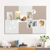 Box Vertical Groove Minima Perforated Felt Wall Stickerboard Work Display Wall Panel Photo Wall Background Wall Decoration