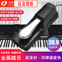 Green song sustain pedal Yamaha electronic piano Foot pedal Casio Roland electric piano midi keyboard synthesizer