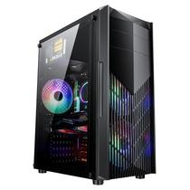 Suitable for product to computer case desktop DIY side through game water-cooled ATX big board back line Case Black Knight