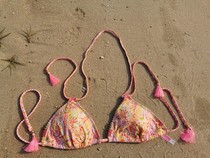 2021 *ictori*ssecret European Bikini Pink Bikini Small Chest Show Chest Swimsuit Swimsuit Women