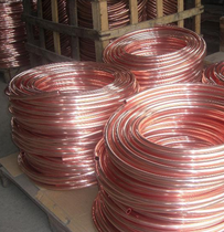 T2 Copper coil Copper tube 8*1 5 Outer diameter 8mm Wall thickness 1 5mm Inner diameter 5mm air conditioning tube