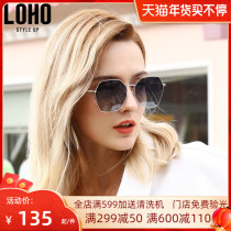 LOHO sunglasses sunsun glasses female 2021 new summer tide sunscreen glasses myopia anti-ultraviolet polarized round face GM