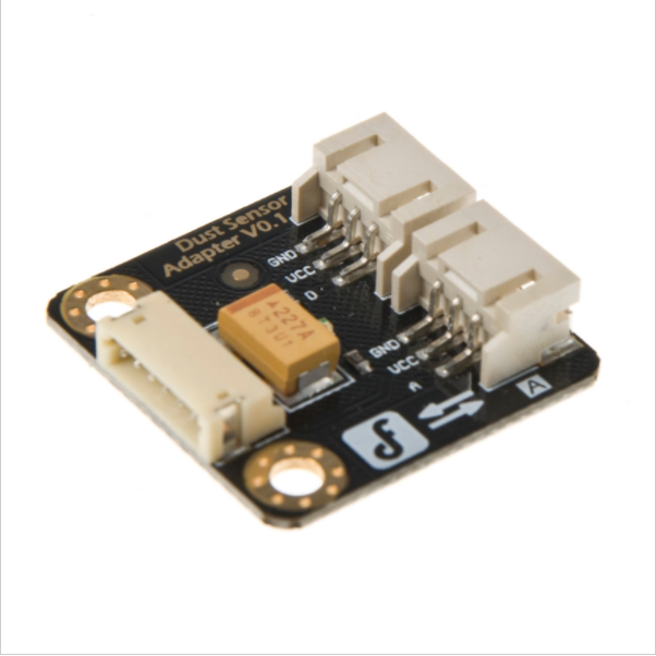 DFROBOT produces the SHARP Air Quality Sensor Transfer Module Dust Sensor Transfer Module