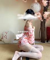 Sakura cat Japanese kimono sexy lingerie plus size small chest uniform temptation female passion suit open file free