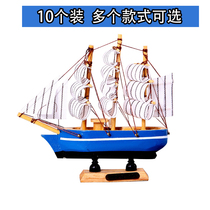 Net Red birthday cake decoration plug-in sailboat model smooth sailing party boat dessert table dress