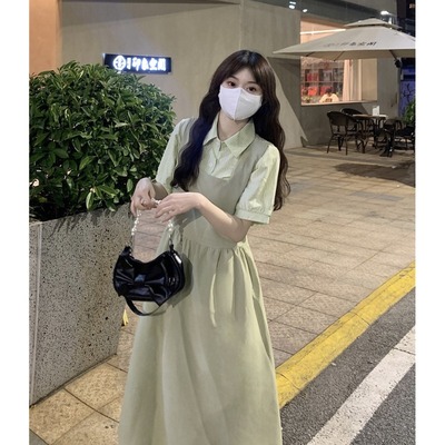 taobao agent Fitted brace, summer long dress, mid-length