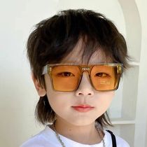 Han Prints Sunglasses Boy Sunglasses Tide Cool Fashion Trends Boy Street Dance Walk Show Anti-UV Glasses