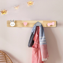 Creative Hook Wall Decoration Hanging Clothes Hook Nordic Children Room Adornment Boy Girl Bedroom Door Rear Clothe Hood Hook