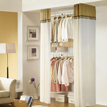 Wardrobe simple cloth wardrobe steel pipe thickened wardrobe assembly fabric simple modern economy cloakroom rack