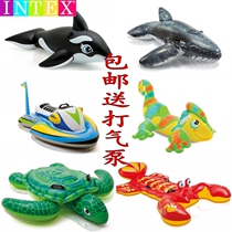 Adult extra-large water inflatable animal styling for riding turtles whale crocodile dolphin floating beds children swimming rings