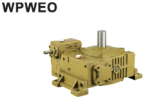 WPWEO two-stage reducer shaft in shaft out Horizontal reducer shaft up worm gear Worm WPW reducer