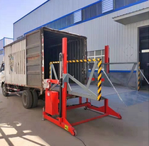 Small household loading equipment electric lifting ladder mobile unloading platform 220V380V hydraulic unloading truck