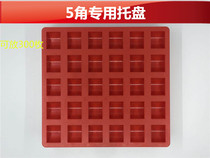 Brand New ABS Thickened 5 Gross Wood Corner Coin Box Coin Box Zero Money Counting Coins Box Pentagonal Coin Tray Empty Box