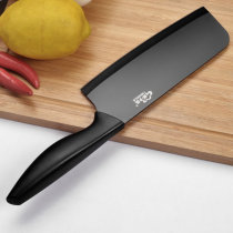 Black-edged stainless steel slicing kitchen knife chefs knife kitchen knife household kitchen knife cutting meat slices vegetables and fruits kitchen knives