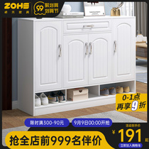 Shoe cabinet home door porch cabinet simple modern 2021 new small apartment balcony integrated storage cabinet