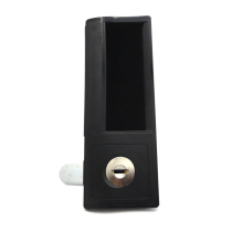 File cabinet lock black buckle hand combination lock storage cabinet lock handle with lock tongue lock iron cabinet lock