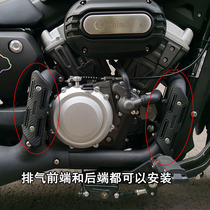 Jinjila 300 motorcycle modified exhaust pipe anti-hot cover anti-hot plate anti-hot plate Benda exhaust protective cover