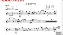 I love you Chinese violin viola cello saxophone Clarinet flute accompaniment