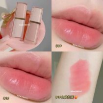 Fairy desire milk peach matte velvet lipstick Long-lasting white Affordable student makeup Peach milk tea color ins super fire