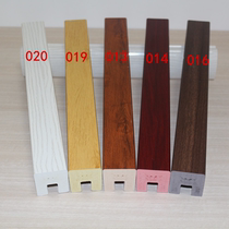 Direct sales stair glass guardrail card slot handrail solid wood U-slot indoor attic simple balcony buckle paint-free