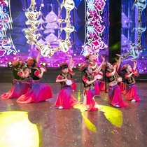 June 1 Little Guli Xinjiang Dance Minority Performance Clothing Western Region Uighur Dance Dance Childrens Performance Clothing