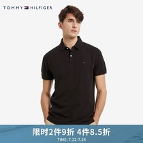 Tommy mens spring and summer classic simple casual small embroidered label slim fit fresh short-sleeved Polo shirt J0043