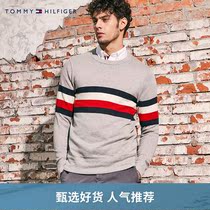 TOMMY HILFIGER MENS AUTUMN AND winter FASHION KNITTED WARM contrast SWEATER SWEATER MW0MW11705