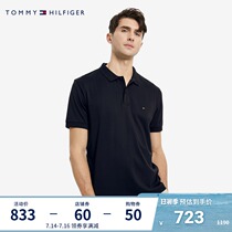 Tommy 21 new spring and summer mens youth popular pure cotton small embroidered label short-sleeved polo shirt 17845