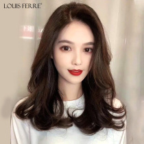Wig womens long hair natural full Head full real hair short hair lace wig set in large wavy long curly hair