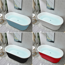  Acrylic household small apartment Adult surfing massage heating constant temperature embedded free-standing bathtub bathtub Adult