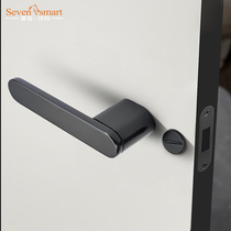 Saion Shima simple bedroom door lock interior door magnetic mute ecological lock toilet universal solid wood door lock