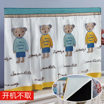  New TV dust cover LCD 55 TV cover cloth 65 inch wall-mounted fabric lace cover towel is not taken when turned on