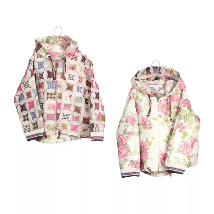 Lenias LN家 Pero24aw秋冬 花朵带帽两面穿外套 棒球服