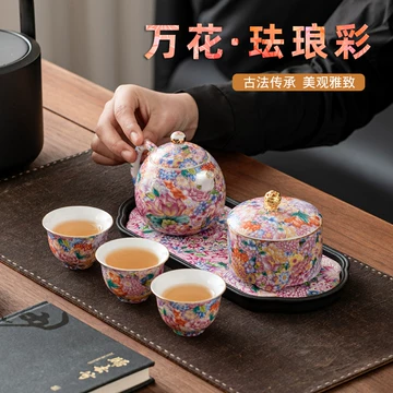珐琅彩万花茶壶-珐琅彩万花茶壶促销价格、珐琅彩万花茶壶品牌- 淘宝