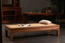 Fuliantian mahogany furniture Burmese pear has a waist square leg rattan surface Ming and Qing classical tenon structure