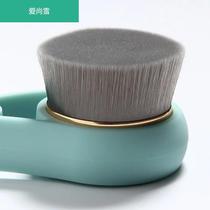 Nano bamboo charcoal washing brush manual soft fiber cleansing brush hand cleaning brush deep pore cleaner brush