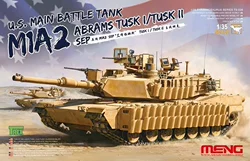 √ MENG模型 1/35 M1A2 SEP TUSK I/TUSK II 主战坦克 TS-026