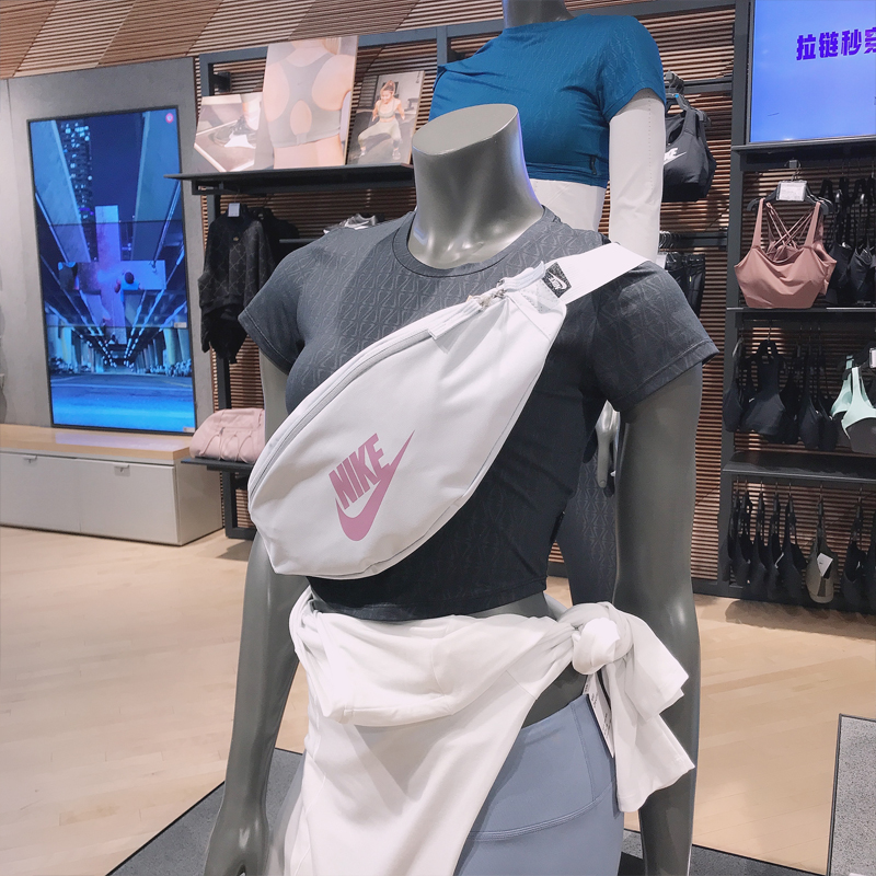 现货Nike耐克男女同款包便携胸包腰包斜挎包休闲单肩包DB0490-474