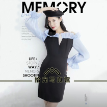 2022 New Pregnant Woman Art Photo Studio Big Belly Mommy Sexy Teen Pregnancy Taste Open-shoulder Gown Writing True Clothing