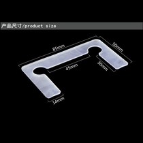 Glass door shower hinge bathroom room hinge plastic film rubber pad gasket rubber pad glass door gasket guard