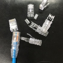 First look at the details * See you know it in the shoot * Comp CAT6 six types of non-shielded RJ45 network crystal heads 3 pieces of assembly