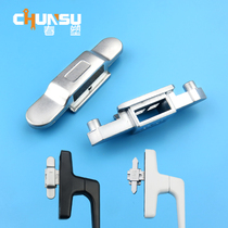 Aluminum alloy door and window drive handle connector Heat insulation broken bridge Aluminum inside and outside flat window coupling Hardware accessories