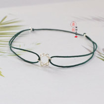 925 sterling silver six-pointed star means to protect and help the cause of academic anklet trend European and American fashion student couple bracelet
