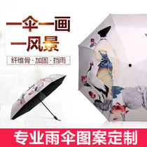 Umbrella custom logo pattern can be printed picture word Photo custom advertising umbrella to print gift custom umbrella custom made