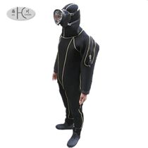 Sewer sewage tank one-piece anti-odor work clothes full dry 693 diving suit full sealed waterproof rescue water jacket