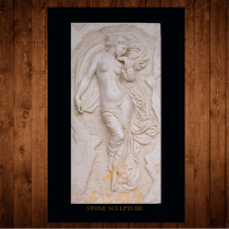 Artificial sandstone relief Custom Hotel mural decoration club decoration European style-European character background painting