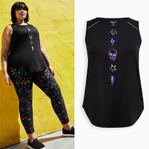 2086 Europe and the United States single fat MM extra large size laser skull quick-drying vest fitness pants shorts 200300400 pounds