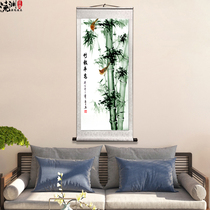 Feng Shui Xuan paper painting bamboo newspaper safe landscape painting plum blossom picture home hanging painting decoration painting living room bedroom porch calligraphy painting